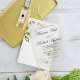 Elegant Ivory Floral Layered Vellum Wedding Invitations WDV0004